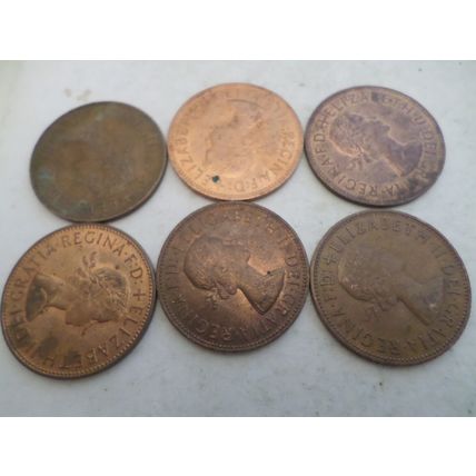 UK / GB - 30 - 1d (one penny) coins - dated 1967 #5