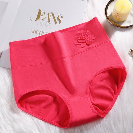 Pure Cotton High Waist Women's Panties Postpartum High Waist Belly Up Hips Plus