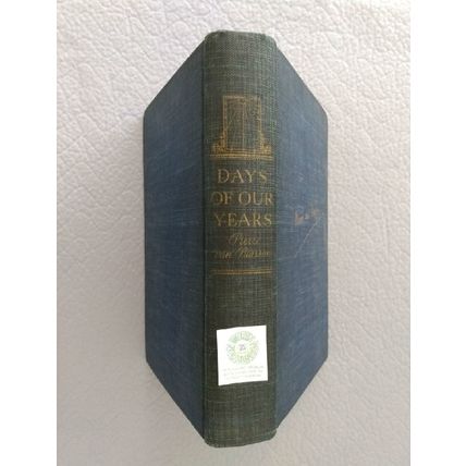1939 1st EDITION DAYS OF OUR YEARS by PIERRE van PAASSEN travel to Africa Europe