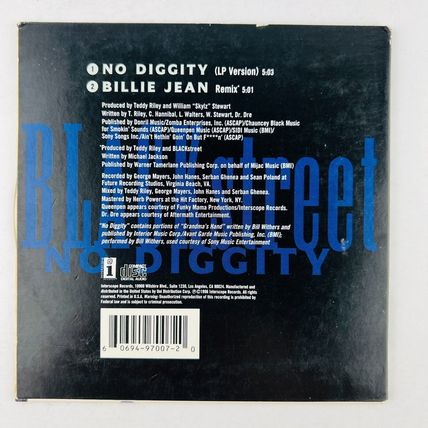 Blackstreet Featuring Dr Dre – No Diggity CD Single PROMO Disc