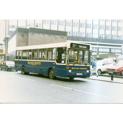 Colour Photograph of Busways - Blue Bus Services - J701 KCU