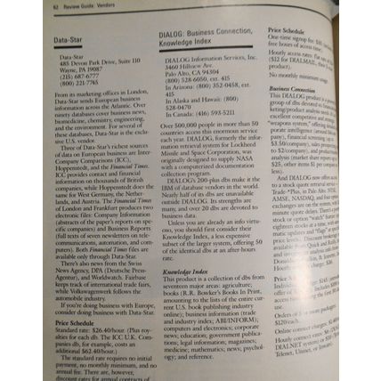 Online Access Magazine September/October 1987 - Buyer's Guide...; Financial Info