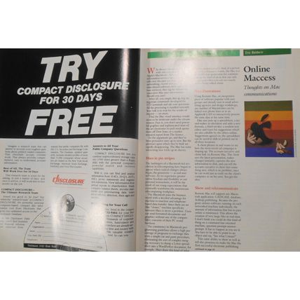 Online Access Magazine September/October 1987 - Buyer's Guide...; Financial Info