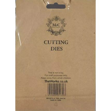 M&C Boutique. Sentiments Die Set. Die Cutting Cardmaking Scrapbooking Crafts