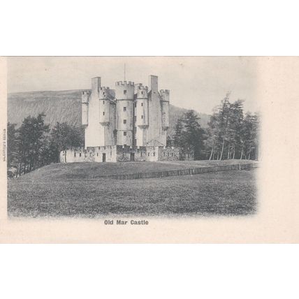 EC81 OLD MAR CASTLE . PRINTED POSTCARD