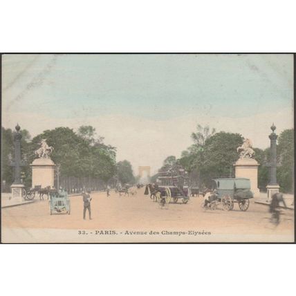 Avenue des Champs-Elysées, Paris, c.1900 - CPA