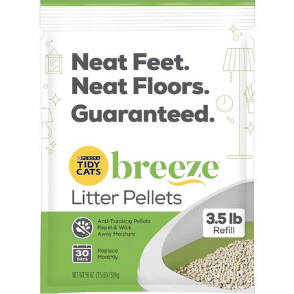 Purina Tidy Cats Litter Pellets, Breeze Refill Litter Pellets in Recyclable Box