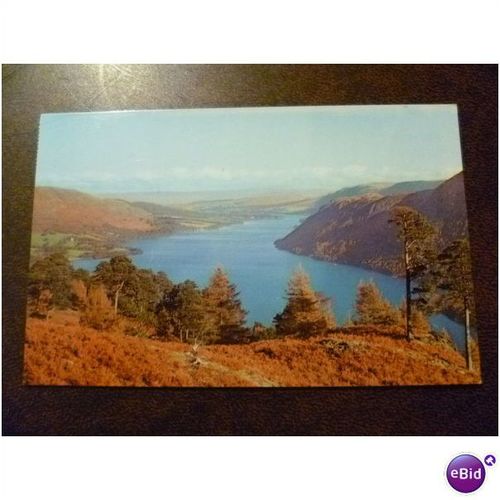 Three Reaches Ullswater 1970 colour postcard Sanderson Dixon Lake District