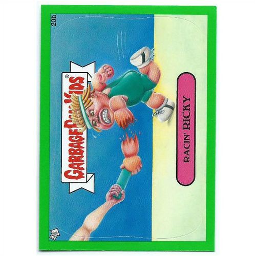 2012 Garbage Pail Kids Green - #20b - Racin' Ricky