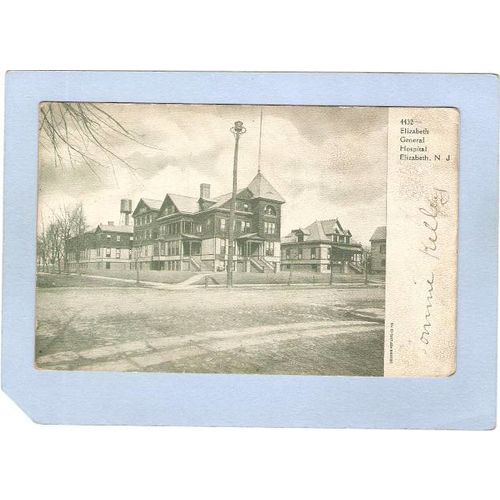 New Jersey Elizabeth Elizabeth General Hospital Street Scene Intersection ~2734