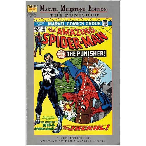 MARVEL MILESTONE EDITION SPIDER-MAN # 129 THE PUNISHER (1992)