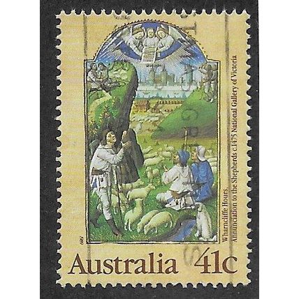 AUS 1989 41c 'CHRISTMAS' FINE USED (EBID67-854)
