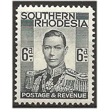 Southern Rhodesia 1937 SG44 6d Grey-Black Unmounted Mint . .. .