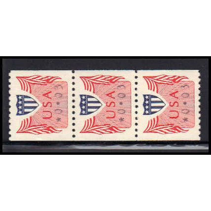 CVP31 3c Shield Very Fine MNH Dry Gum Strip of 3 PA5150