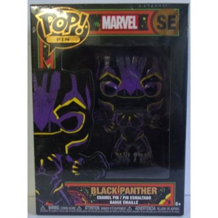 BLACK PANTHER ' BLACKLIGHT ' ENAMEL PIN (2021)