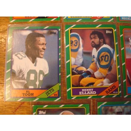 1986 Topps, 11-Cards, Stars & HOFers, DICKERSON/MOON/ LONG ++