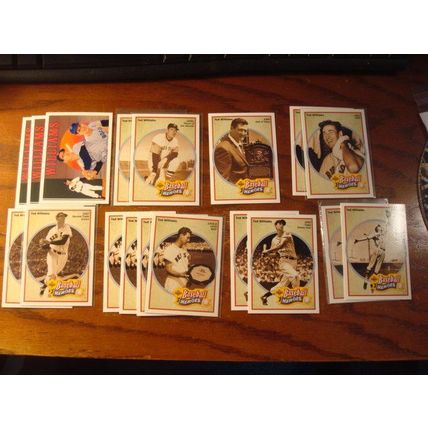 1991 Upper Deck, Baseball Heroes, 18-Cards, TED WILLIAMS, Red Sox