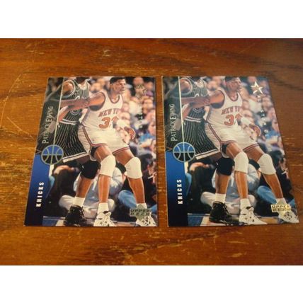 1993-1996 Upper Deck, 7-Cards, PATRICK EWING, Knicks, HOF,