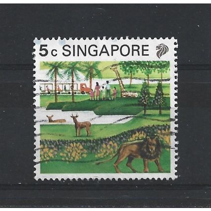 Singapore.SG624 5c Zoological Gardens.Fine Used.Jul25