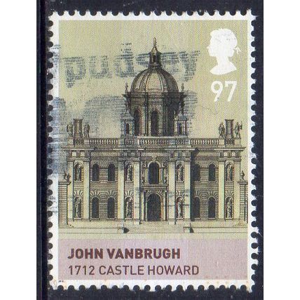 GB 2010 House of Stuart - John Vanbrugh, Castle Howard, 1712 97p Used ex M/S