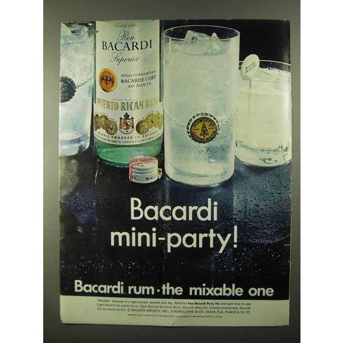 1968 Bacardi Rum Ad