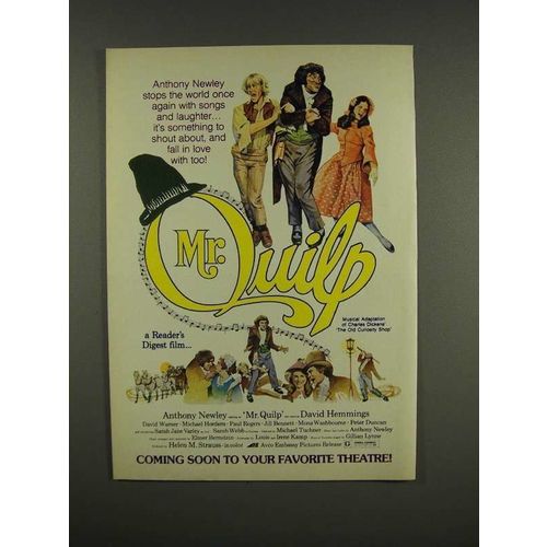 1975 Mr. Quilp Movie Ad - Anthony Newley