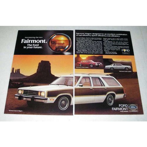 1977 Ford Fairmont Squire Wagon Ad - In Your Future