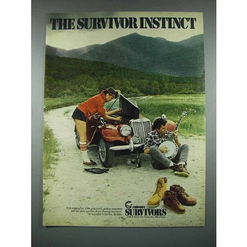 1982 Herman Survivors Boots Ad - The Instinct