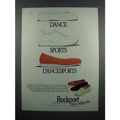 1983 Rockport DanceSports Shoes Ad