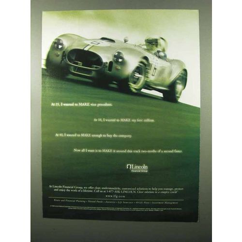 1999 Lincoln Financial Group Ad - Make Vice President