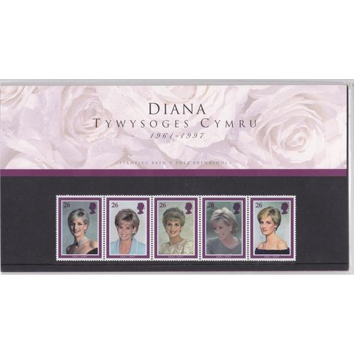1997 Diana Princess of Wales - Welsh Language Presentation Pack