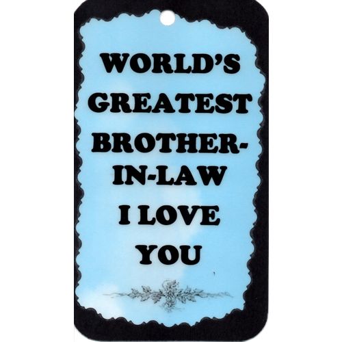 2059 Inspirational Sign World's Greatest Brother-in-Law Magnet Family Gifts