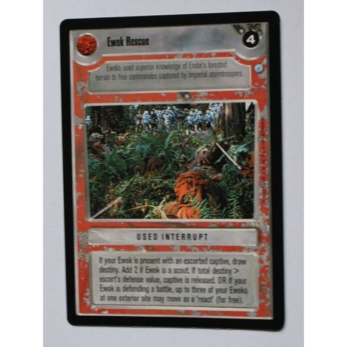 Star Wars CCG: Endor Limited # Ewok Rescue (A) light 1999 decipher