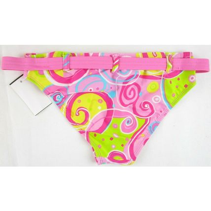 NWT Angel Beach Girls 2 Pc Pink Embellished Heart Tankini Swimsuit Set, 10 or 12