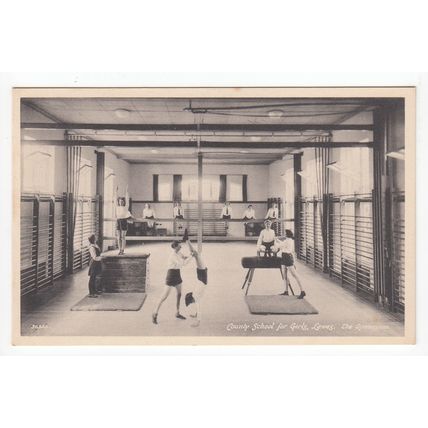 The Gymnasium County School for Girls Lewes Postcard East Sussex