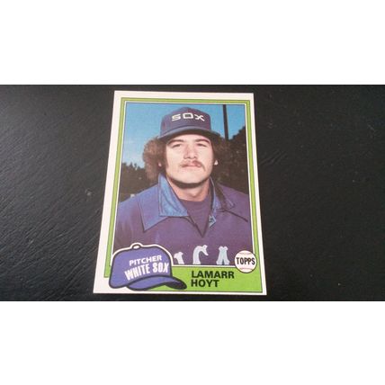 1981 Topps Card # 164 Lamarr Hoyt Very Good-Excellent (4) Chicago White Sox