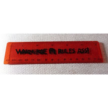 WARHORSE RULES ASS 6 inch ruler Pro Wrestling Crate WWE wrestling NJPW ROH AEW