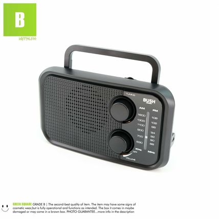 Black Bush PR-206 FM//AM Portable Radio