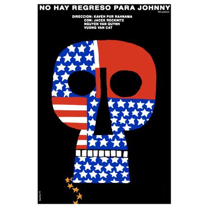 Movie Poster 4 film No hay regreso 4 Johnny.American skull.Room art decor design