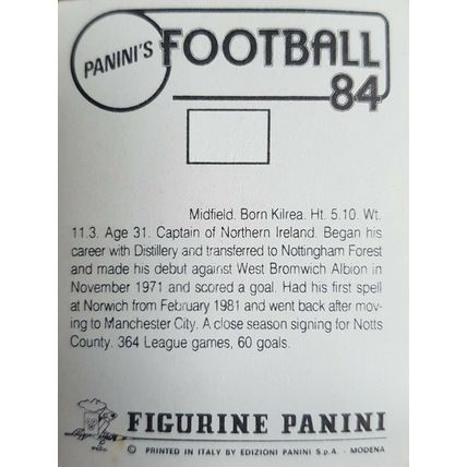 Panini Football 84 Stickers - Choose The Numbers You Need
