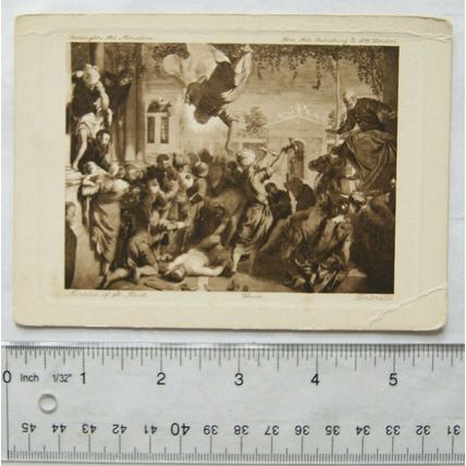 Vintage: Burlington Art Miniatures, Miracle of St. Mark, Venice, Tintoretto