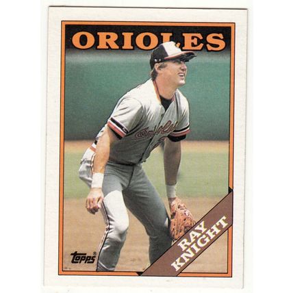 1988 Topps baseball card 124 Ray Knight