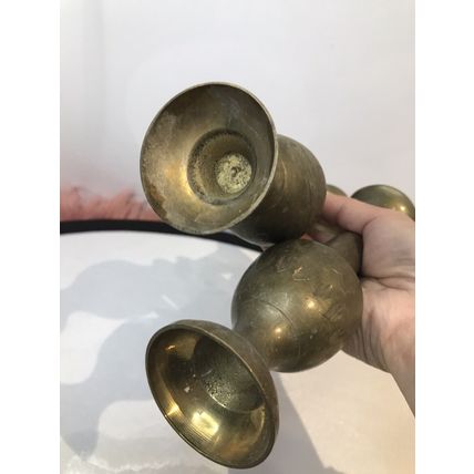 Metal Antique pair of vases