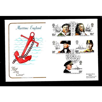 GREAT BRITAIN 1982 MARITIME HERITAGE H/S EDINBURGH FIRST DAY COVER#3