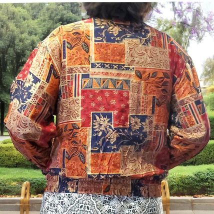 Vintage Specialty Collection 100% silk Windbreaker-Track Jacket Size S
