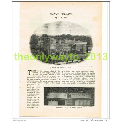 CASTLE ASHBY, NORTHANTS, ENGLAND, THE QUIVER, Book Illustration, c1899