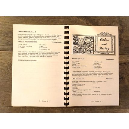 Cooking With Genoa Fire Auxiliary - Genoa, New York - VTG! 39 pgs - NICE COND!