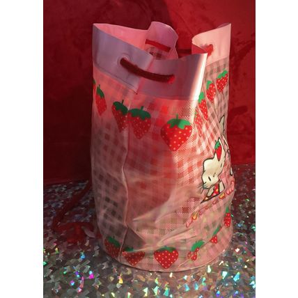 A Very Rare Vintage Sanrio 2002 Hello Kitty & MiMi Plastic Backpack Tote