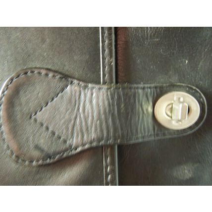 Vintage HERITAGE INDUSTRIES Genuine Leather Business Briefcase Made India