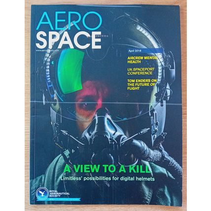 ROYAL AERONAUTICAL SOCIETY MAGAZINE, AEROSPACE: issue April 2016